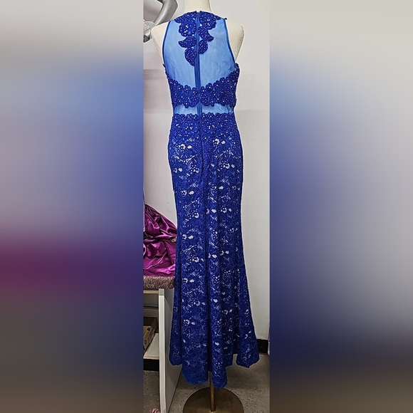 Beautiful Lace Sequin Prom Dress - Picture 2 of 2